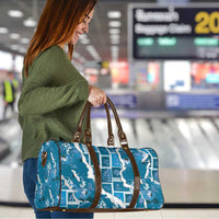Hawaii Japanese Culture Blue Travel Bag Spring Cranes Aloha Pattern LT01 - Polynesian Pride