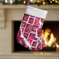 Hawaii Japanese Culture Pink Christmas Stocking Spring Cranes Aloha Pattern LT01 Set of 2 Pink - Polynesian Pride