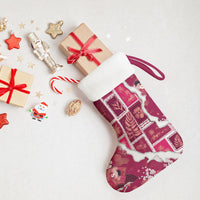 Hawaii Japanese Culture Pink Christmas Stocking Spring Cranes Aloha Pattern LT01 - Polynesian Pride