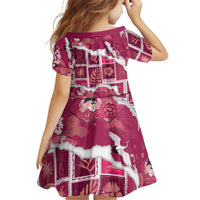 Hawaii Japanese Culture Pink Family Matching Puletasi and Hawaiian Shirt Spring Cranes Aloha Pattern LT01 - Polynesian Pride
