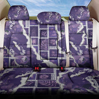 Hawaii Japanese Culture Purple Back Car Seat Cover Spring Cranes Aloha Pattern LT01 One Size Purple - Polynesian Pride