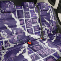 Hawaii Japanese Culture Purple Back Car Seat Cover Spring Cranes Aloha Pattern LT01 - Polynesian Pride