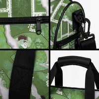 Hawaii Japanese Culture Sage Green Duffle Bag Spring Cranes Aloha Pattern LT01 - Polynesian Pride