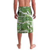 Hawaii Japanese Culture Sage Green Lavalava Spring Cranes Aloha Pattern