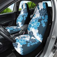 Blue Hibiscus Plumeria Floral Car Seat Cover LT01 - Polynesian Pride