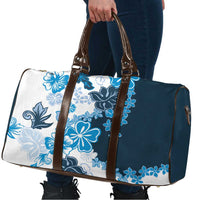 Blue Hibiscus Plumeria Floral Travel Bag LT01 - Polynesian Pride