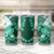 Green Hibiscus Plumeria Floral Tumbler Cup - Polynesian Pride