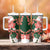 Green Orange Hibiscus Plumeria Floral Tumbler With Handle - Polynesian Pride