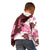 Pink Hibiscus Plumeria Floral Kid Hoodie - Polynesian Pride