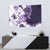 Purple Hibiscus Plumeria Floral Tapestry - Polynesian Pride