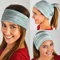 Polynesian Tiare Monstera Seafoam Green Neck Gaiter Liquid Style - Polynesian Pride