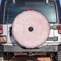Polynesian Tiare Monstera Soft Pink Spare Tire Cover Liquid Style LT01 Pink - Polynesian Pride