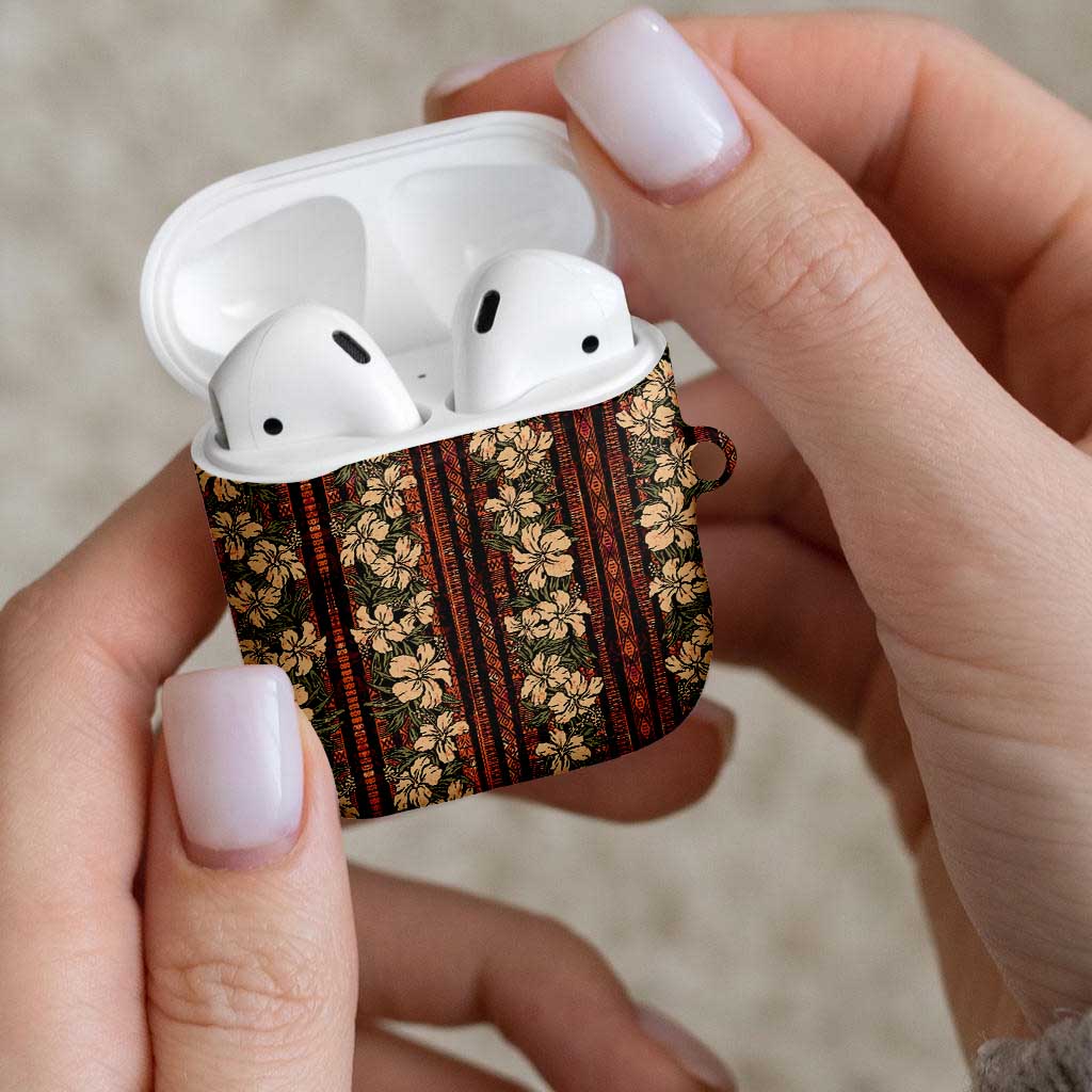 Hawaii Hibiscus AirPods Case Retro Style - Polynesian Pride
