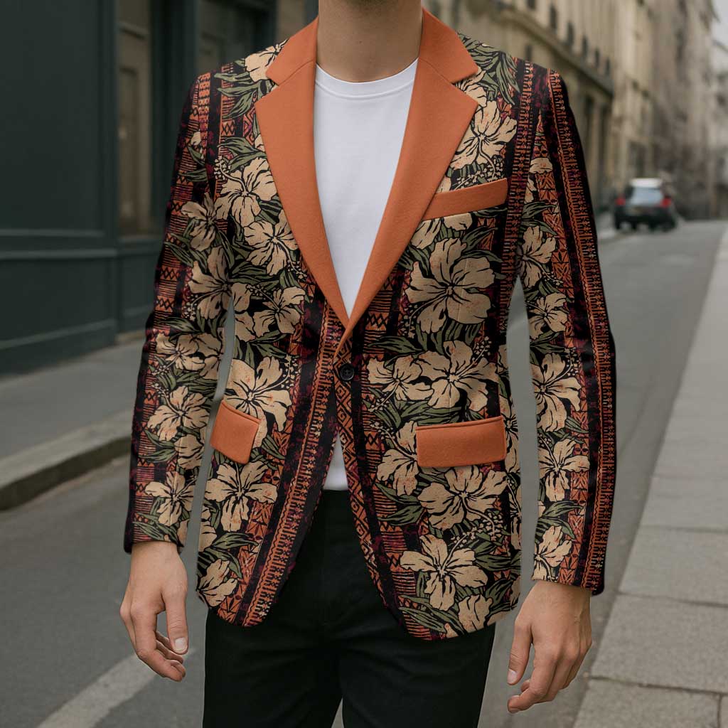 Hawaii Hibiscus Blazer Retro Style - Polynesian Pride