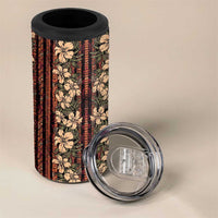 Hawaii Hibiscus 4 in 1 Can Cooler Tumbler Retro Style LT01 - Polynesian Pride