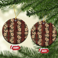 Hawaii Hibiscus Ceramic Ornament Retro Style - Polynesian Pride