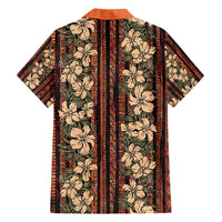 Hawaii Hibiscus Family Matching Short Sleeve Bodycon Dress and Hawaiian Shirt Retro Style LT01 - Polynesian Pride