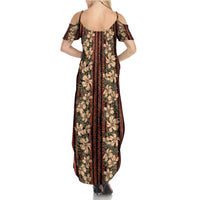 Hawaii Hibiscus Family Matching Summer Maxi Dress and Hawaiian Shirt Retro Style LT01 - Polynesian Pride
