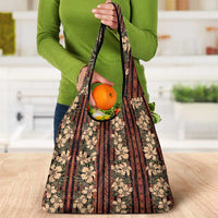 Hawaii Hibiscus Grocery Bag Retro Style - Polynesian Pride