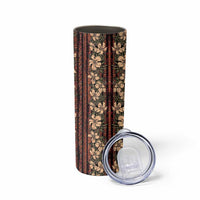 Hawaii Hibiscus Skinny Tumbler Retro Style - Polynesian Pride