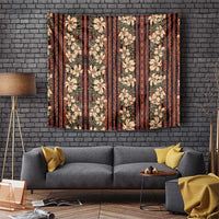 Hawaii Hibiscus Tapestry Retro Style - Polynesian Pride