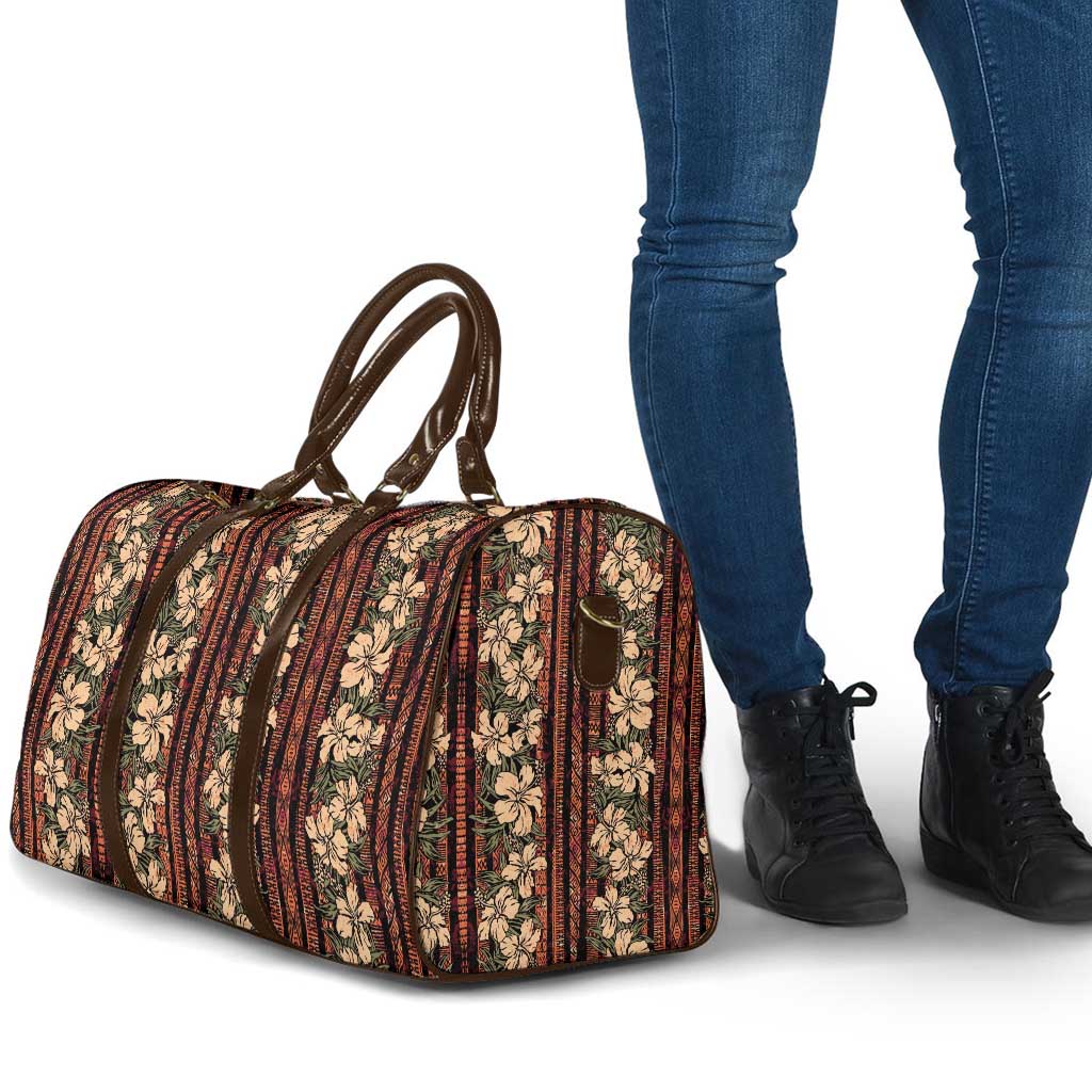 Hawaii Hibiscus Travel Bag Retro Style - Polynesian Pride