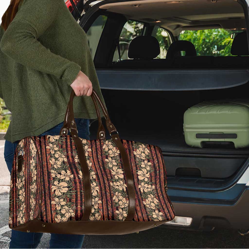 Hawaii Hibiscus Travel Bag Retro Style - Polynesian Pride
