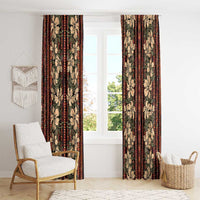Hawaii Hibiscus Window Curtain Retro Style - Polynesian Pride