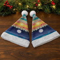 Hawaii Beach Landscape Time-Lapse Christmas Santa Hat Tropical Plumeria Flowers - Polynesian Pride