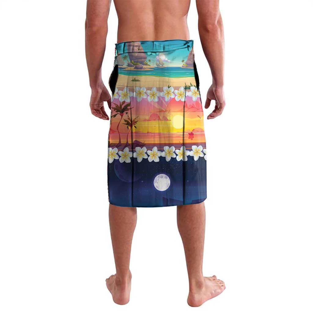 Hawaii Beach Landscape Time-Lapse Lavalava Tropical Plumeria Flowers - Polynesian Pride