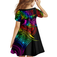 LGBT History Month Family Matching Tank Maxi Dress and Hawaiian Shirt Polynesian Hammerhead Shark LT01 - Polynesian Pride