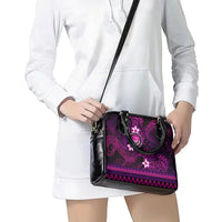 FSM Culture Day Shoulder Handbag Tribal Pattern Pink Version LT01 - Polynesian Pride