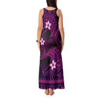 FSM Culture Day Tank Maxi Dress Tribal Pattern Pink Version LT01 - Polynesian Pride