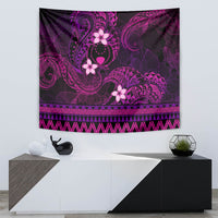 FSM Pohnpei State Tapestry Tribal Pattern Pink Version LT01 - Polynesian Pride