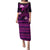 FSM Yap State Family Matching Puletasi and Hawaiian Shirt Tribal Pattern Pink Version LT01 Mom's Dress Pink - Polynesian Pride