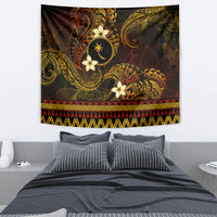 FSM Chuuk State Tapestry Tribal Pattern Gold Version LT01 - Polynesian Pride