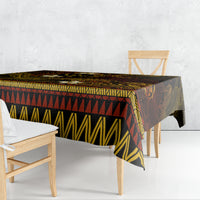 FSM Kosrae State Tablecloth Tribal Pattern Gold Version LT01 - Polynesian Pride