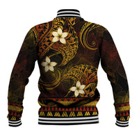 FSM Pohnpei State Baseball Jacket Tribal Pattern Gold Version LT01 - Polynesian Pride