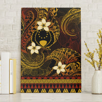 FSM Pohnpei State Canvas Wall Art Tribal Pattern Gold Version