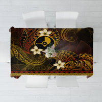 FSM Yap State Tablecloth Tribal Pattern Gold Version