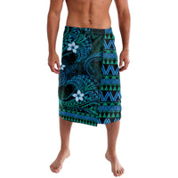 FSM Pohnpei State Lavalava Tribal Pattern Ocean Version LT01 Blue - Polynesian Pride