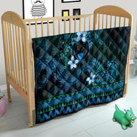 FSM Pohnpei State Quilt Tribal Pattern Ocean Version