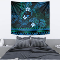 FSM Pohnpei State Tapestry Tribal Pattern Ocean Version
