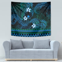 FSM Pohnpei State Tapestry Tribal Pattern Ocean Version