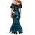 FSM Yap State Family Matching Mermaid Dress and Hawaiian Shirt Tribal Pattern Ocean Version LT01 - Polynesian Pride