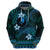 FSM Yap State Zip Hoodie Tribal Pattern Ocean Version LT01 - Polynesian Pride