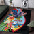 Guam Fourth of July Area Rug Tropical Flowers