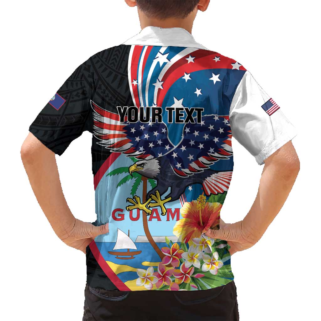 Personalized Guam Fourth of July Family Matching Summer Maxi Dress and Hawaiian Shirt Tropical Flowers LT01 - Polynesian Pride