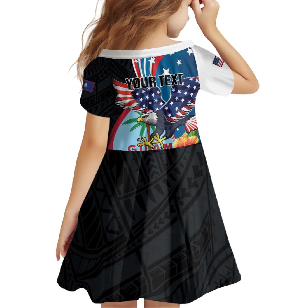 Personalized Guam Fourth of July Family Matching Tank Maxi Dress and Hawaiian Shirt Tropical Flowers LT01 - Polynesian Pride