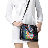 Guam Fourth of July Shoulder Handbag Tropical Flowers